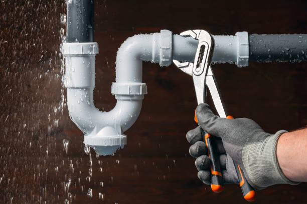 Professional Drain Cleaning technician working in Conway, MA